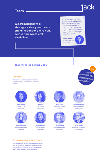 Jack (Jack Strategy) landing page