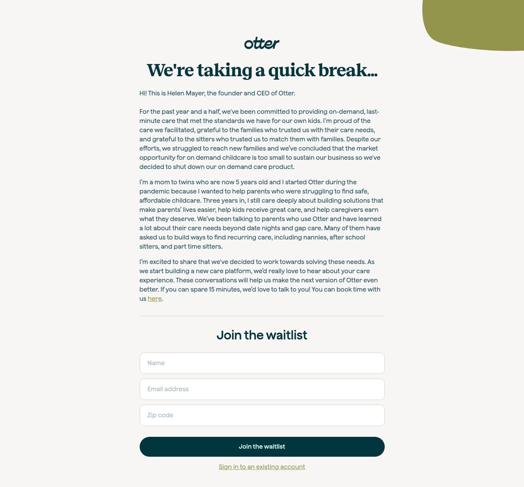 Landing desktop landing page