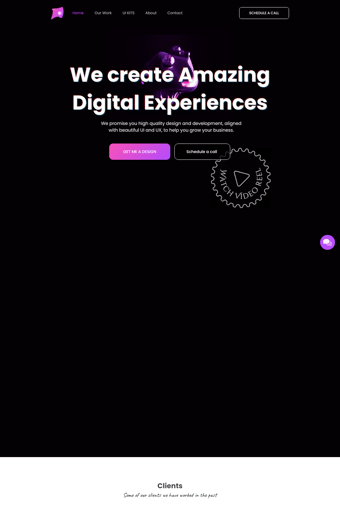 Lazyinterface landing page