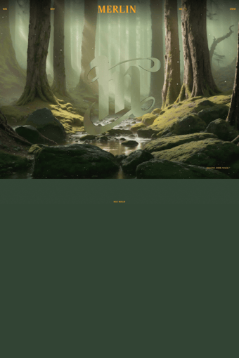 Merlin landing page