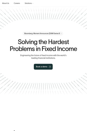 Moment landing page