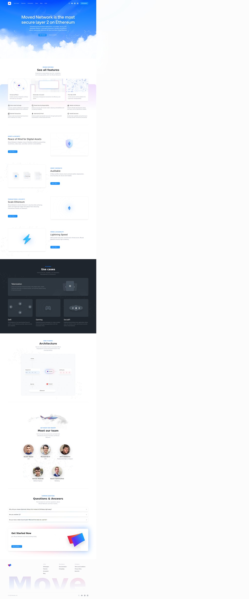 Moved Network desktop landing page