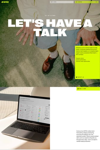 nitex landing page