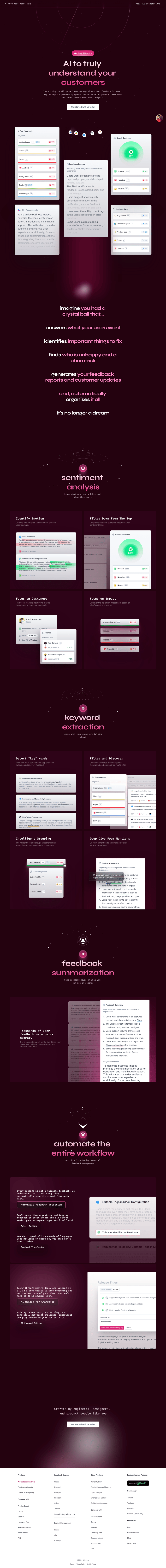 Olvy desktop landing page