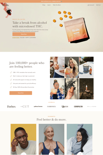 Premium  landing page