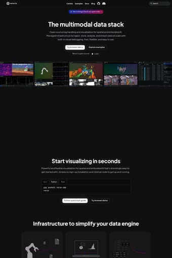 Rerun landing page