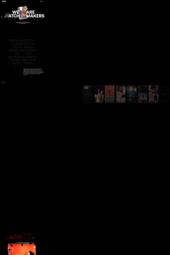 Rhythm Influence landing page