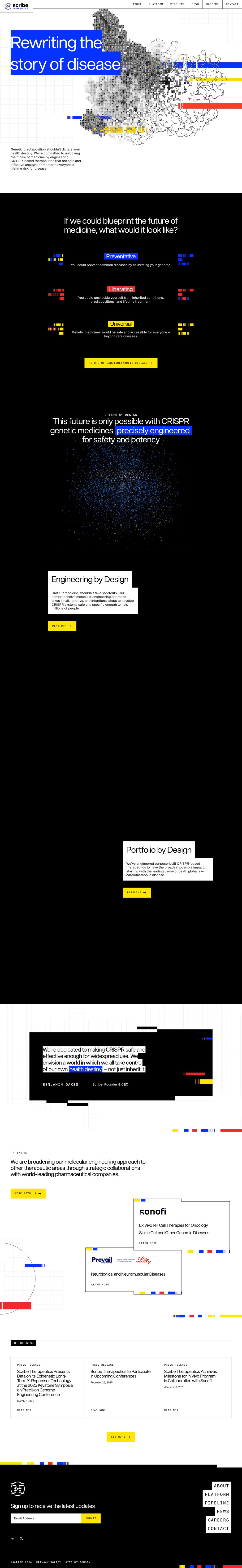 Scribe desktop landing page