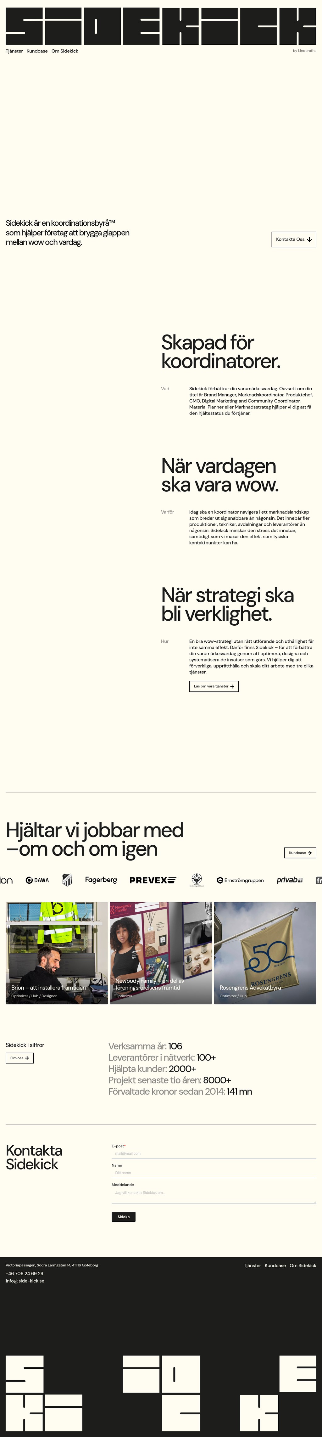 Sidekick desktop landing page