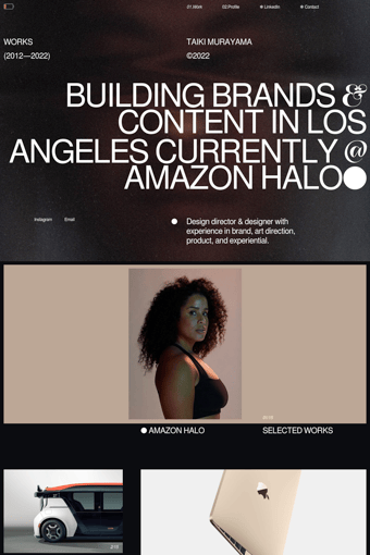 Taiki Murayama landing page