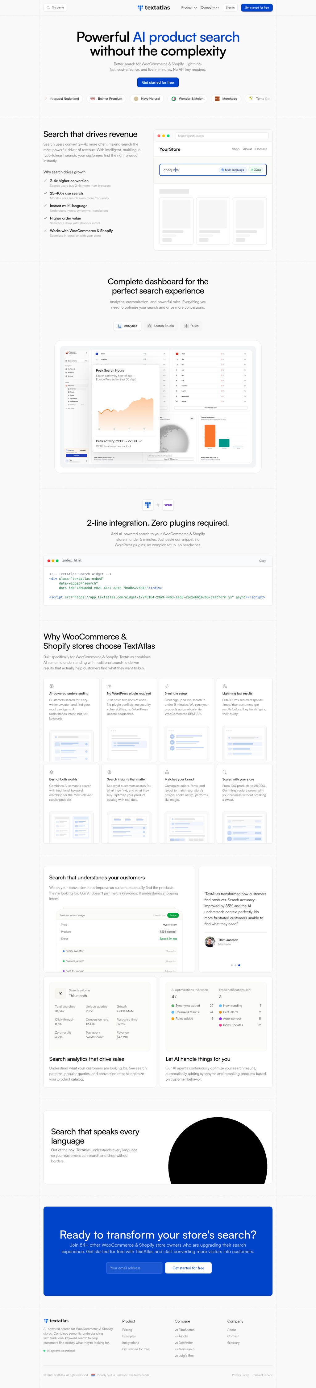 TextAtlas desktop landing page