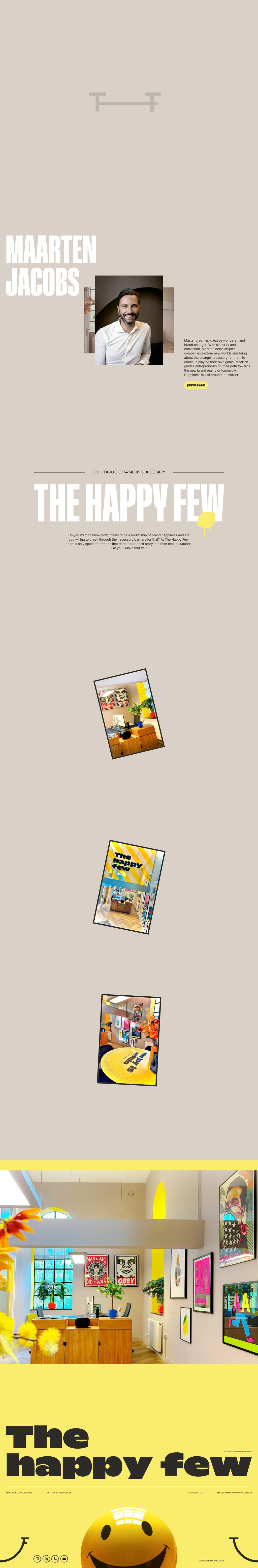 The Happy Few desktop landing page