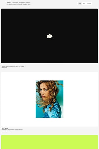 Tinloof landing page