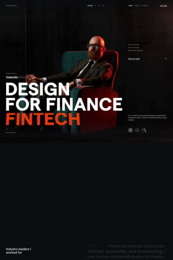 Valentin Cheval landing page