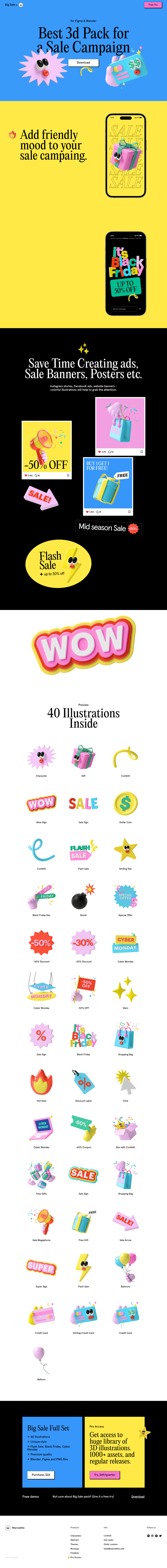 Wannathis desktop landing page