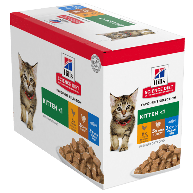 Hill's Science Diet Kitten Wet Cat Food Variety Pack - 85g X 24