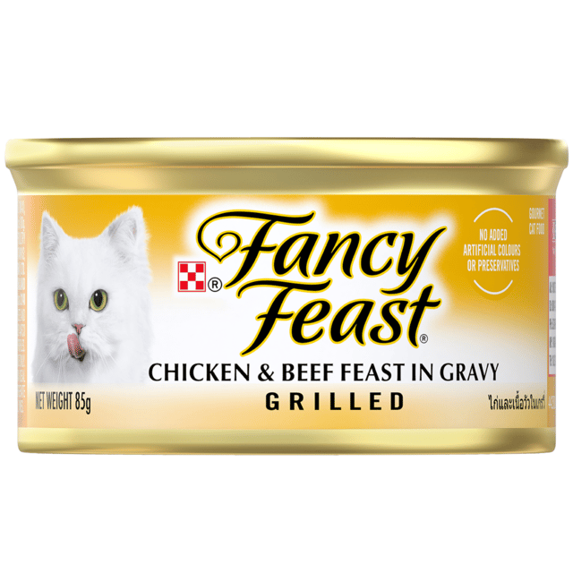 Fancy Feast Grilled Chicken & Beef Feast In Gravy Wet Cat Food
