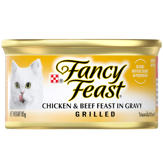 Fancy Feast Grilled Chicken & Beef Feast In Gravy Wet Cat Food