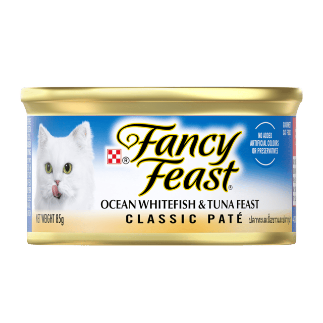 Fancy Feast Classic Pate Ocean Whitefish & Tuna Feast Wet Cat Food