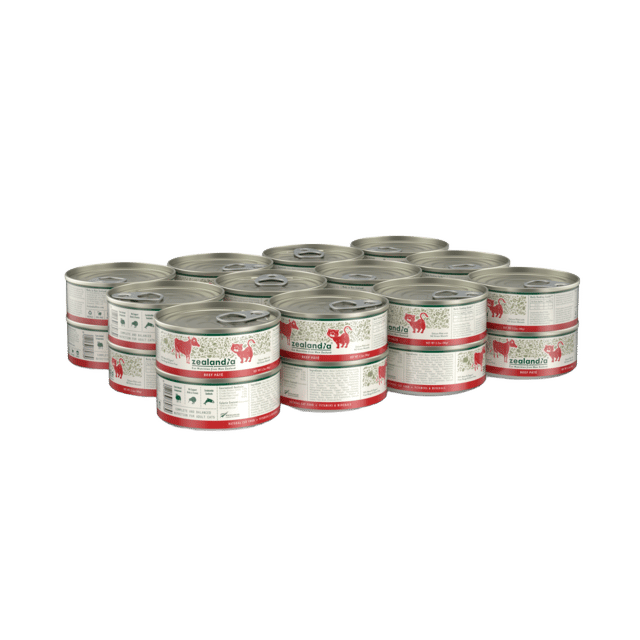 Zealandia Beef Pate Wet Cat Food - 90g X 24
