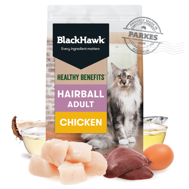 Black Hawk Healthy Benefits Adult Hairball Chicken Dry Cat Food
