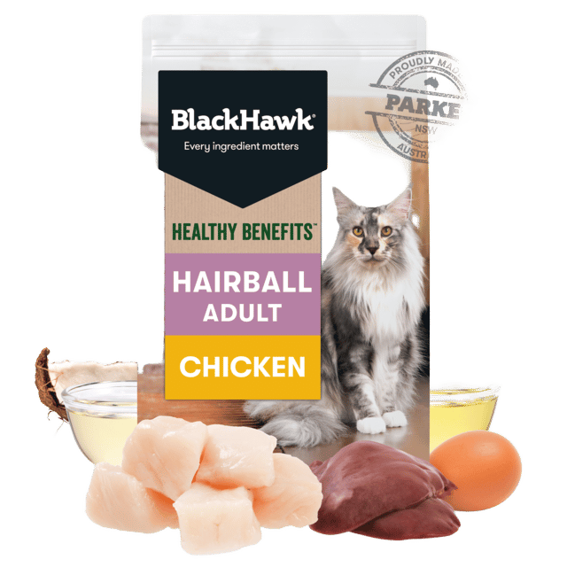 Black Hawk Healthy Benefits Adult Hairball Chicken Dry Cat Food