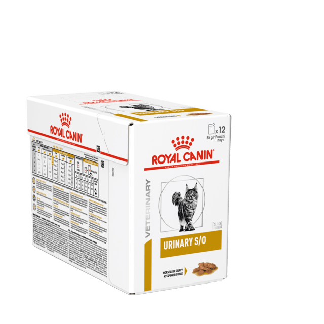 Royal Canin Vet Urinary S/O Wet Cat Food Pack - 85g X 96