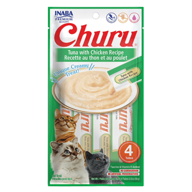Inaba Churu Tuna & Chicken Cat Treats - 112g (2 X 56g)