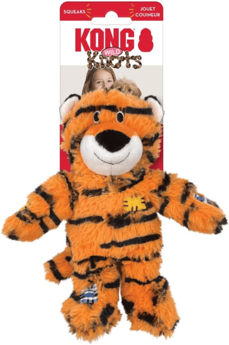 Kong Wild Knots Tiger Dog Toy - Small/Medium