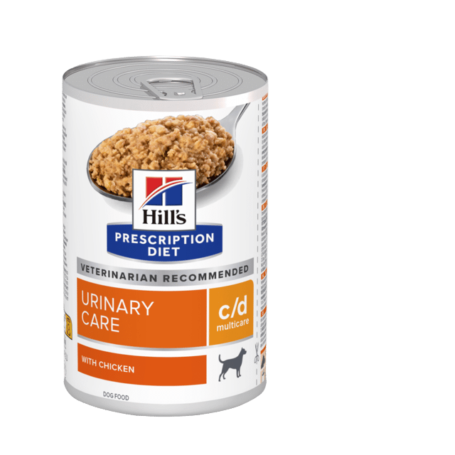 Hill's Prescription Diet C/D Multicare Urinary Care With Chicken Canned Wet Dog Food - 370Gx12