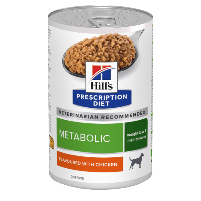 Hill's Prescription Diet Metabolic Weight Loss & Maintenance Chicken Canned Wet Dog Food
