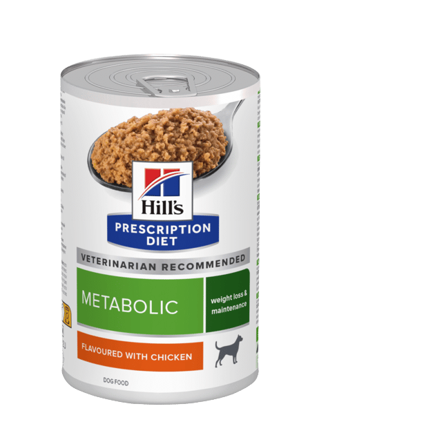 Hill's Prescription Diet Metabolic Weight Loss & Maintenance Chicken Canned Wet Dog Food - 370Gx24