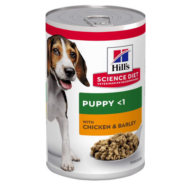 Hill's Science Diet Puppy Chicken & Barley Wet Dog Food - 370g X 24