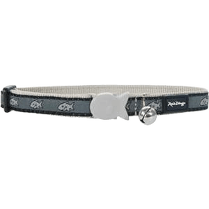 Red Dingo Cat Collar Grey Shark Adjustble