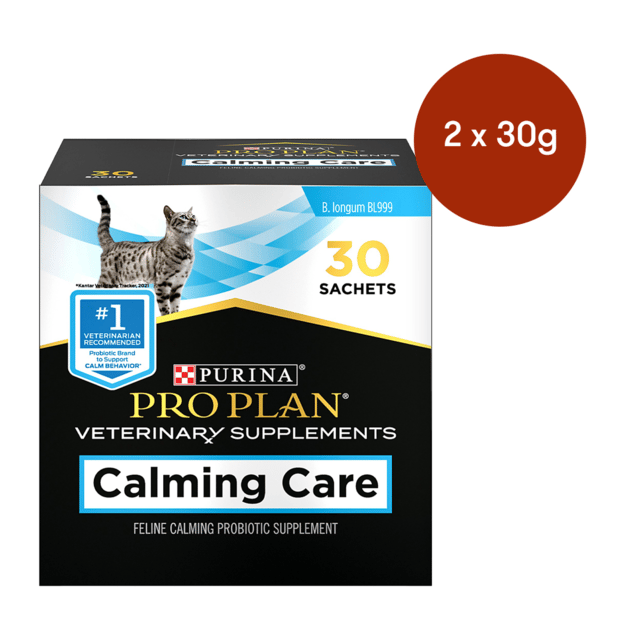 Pro Plan Veterinary Diet Calming Care Cat Probiotic Supplement - 60g (2 X 30g)