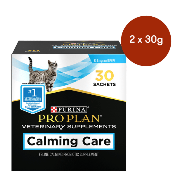 Pro Plan Veterinary Diet Calming Care Cat Probiotic Supplement - 60g (2 X 30g)