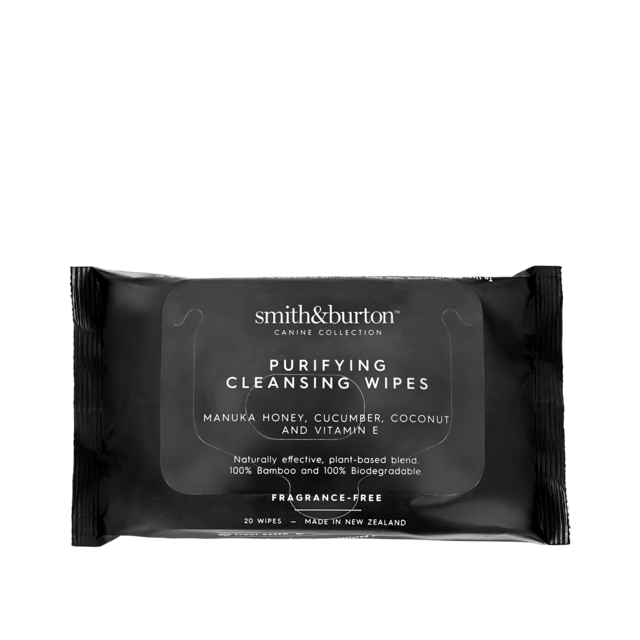 Smithandburton Purifying Cat & Dog Cleansing Wipes - 20 Pack