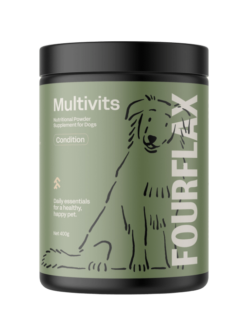 Fourflax Multivits Dog Multivitamin Powder Supplement