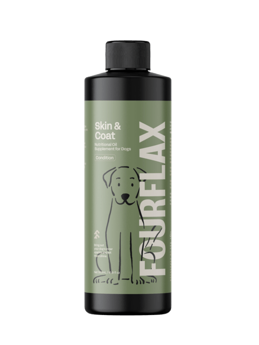 Fourflax Skin & Coat Support Supplement Oil For Dogs