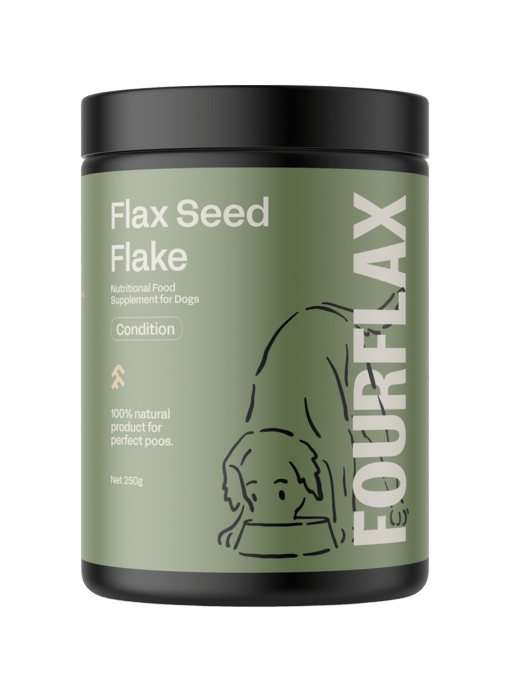 Fourflax Flax Seed Flake Digestive Health Supplement For Dogs