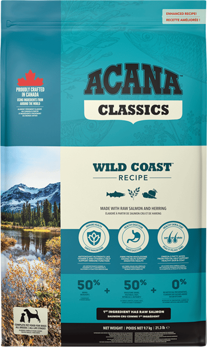 Acana Classics Wild Coast Recipe Dry Dog Food - 19.4kgs (2x 9.7kg Bags)
