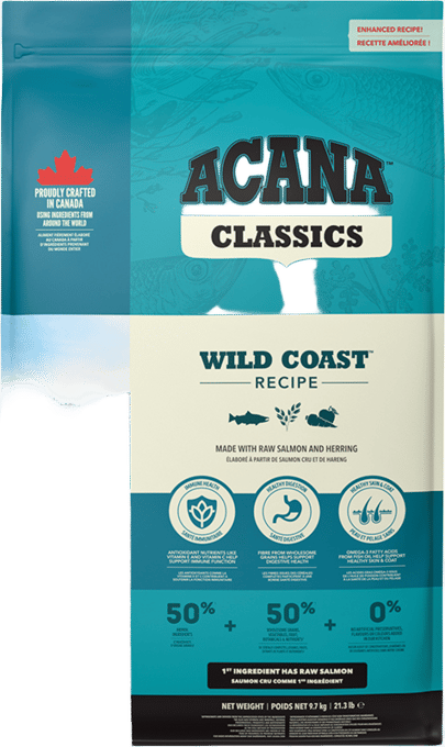 Acana Classics Wild Coast Recipe Dry Dog Food - 19.4kgs (2x 9.7kg Bags)
