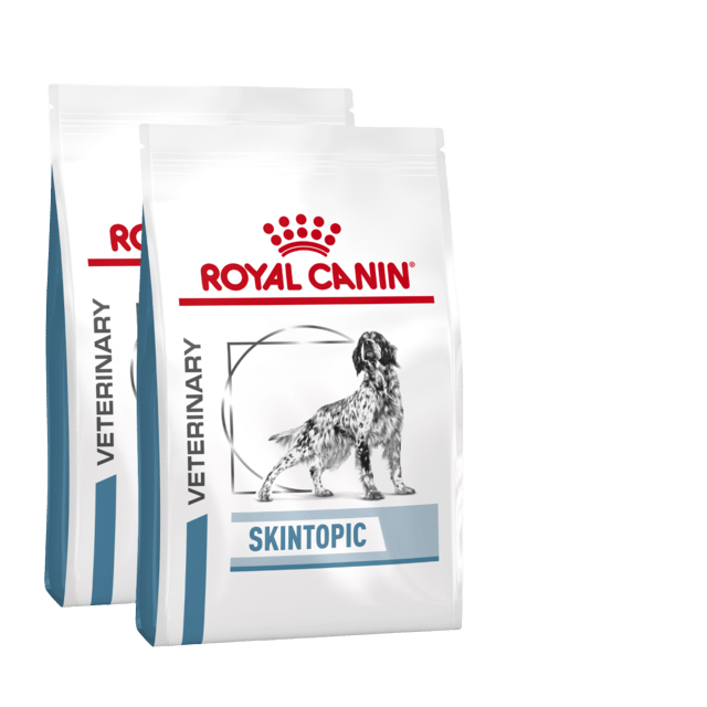 Royal Canin Vet Skintopic Dog Dry Food - 4kg (2 X 2kg Bags)