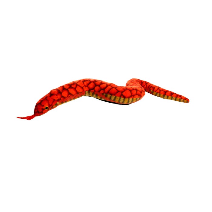 Tuffy Desert Snake Red Dog Chew Toy