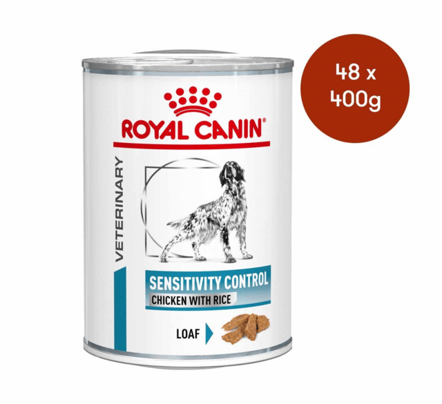 Royal Canin Vet Sensitivity Control Chicken & Rice Wet Dog Food - 410g X 48