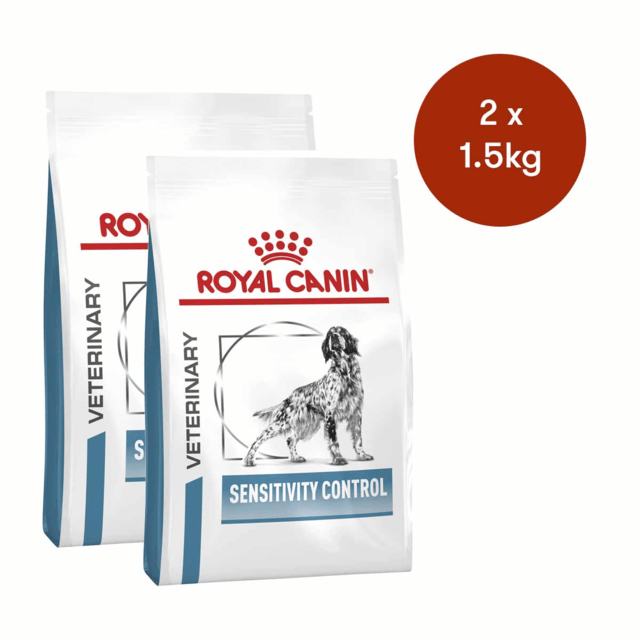 Royal Canin Vet Sensitivity Control Dry Dog Food - 3kg (2 X 1.5kg Bags)