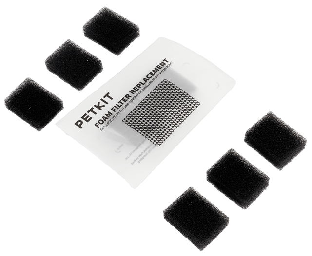 Petkit Cat And Dog Water Fountain Wireless Pump Replacement Filters - 15 Pack