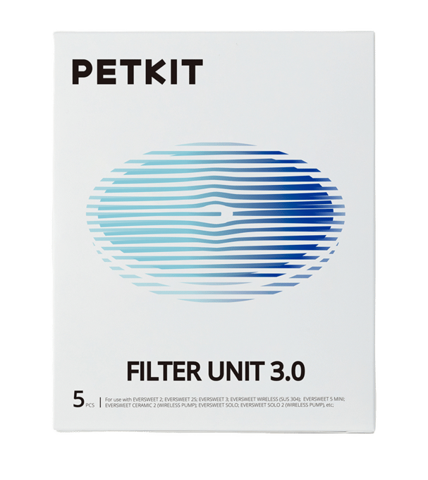 Petkit Eversweet Cat And Dog Water Fountain Replacement Filters - 5 Pack