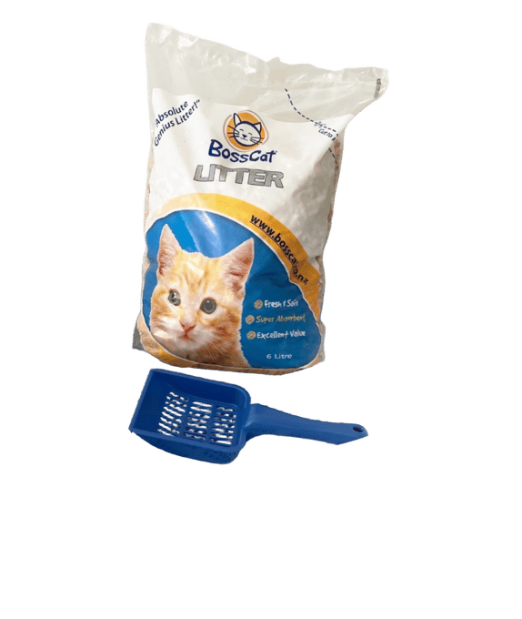 Bosscat Wood Pellet Cat Litter Tray Combo - Combo