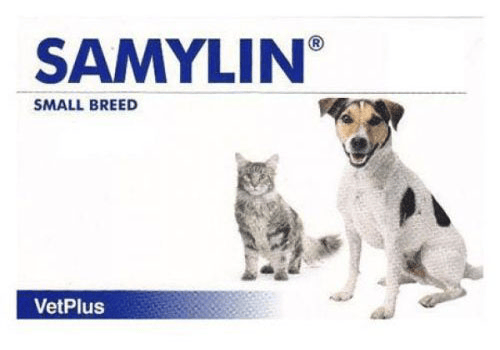 Vetplus Samylin Cat & Dog Liver Supplement Tablets - Cat & Small Breed Dog, 30 Pack